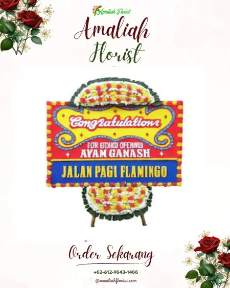 Sewa Papan Bunga Tebak Bunuk